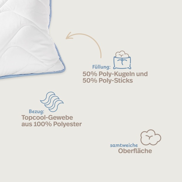 TopCool Kopfkissen Premium