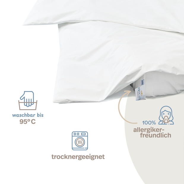 Allergiker Bettdeckenbezug ALLERGENA aus Evolon - Anti Milben Encasing