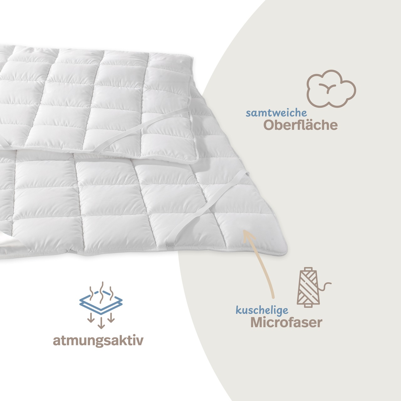 Matratzenschoner MICRO COMFORT mit 4 Eckgummis