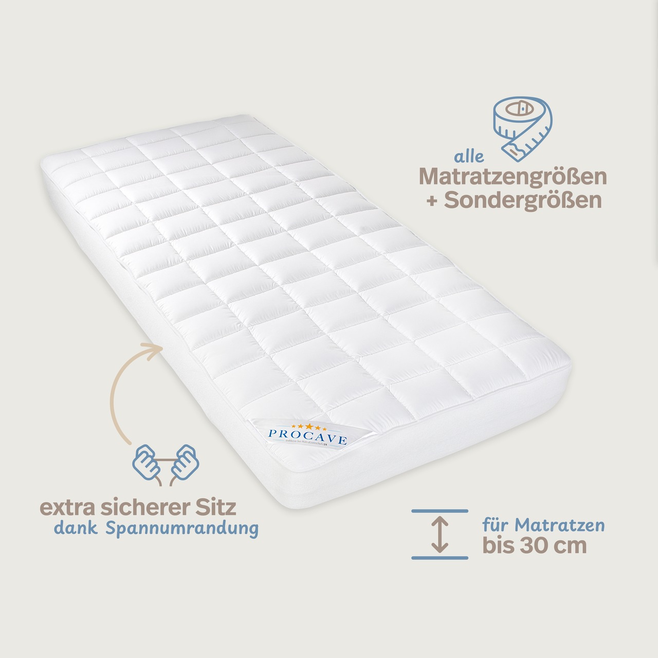 Matratzenschoner MICRO COMFORT mit Spannumrandung
