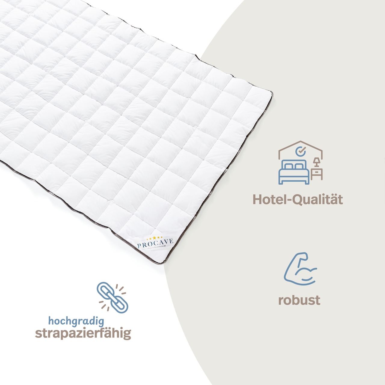 OBJEKT Bettdecke kochfest in Hotel-Qualität