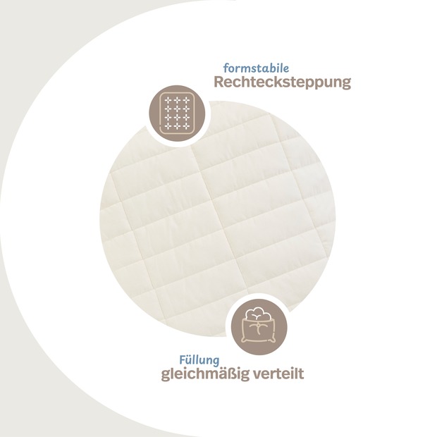 NATUR Schurwolle Kopfkissen mit Zirben-Späne