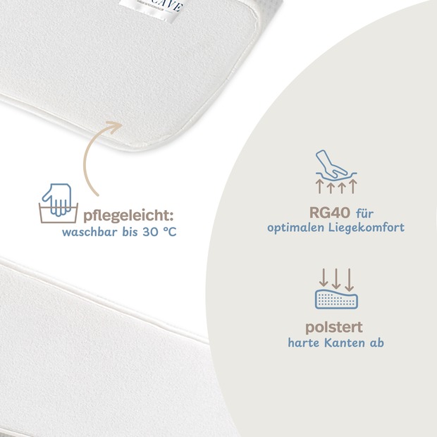 Doppelbettbrücke mit Bezug